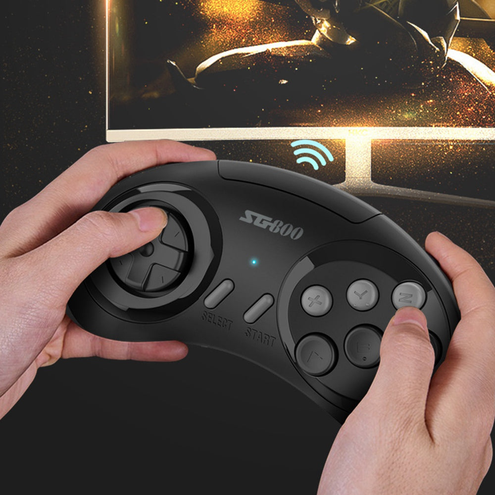 SG800 2.4G Wireless Handheld Video Game Console HD TV Game Stick Game Controllers Dual Gamepad Built-in 2700+ Games for Sega Mega Drive / Genesis SG800 2.4G Wireless Handheld Video Game Console HD TV Game Stick Game Controllers Dual Gamepad Built-in 2700+ Games for Sega Mega Drive / Genesis